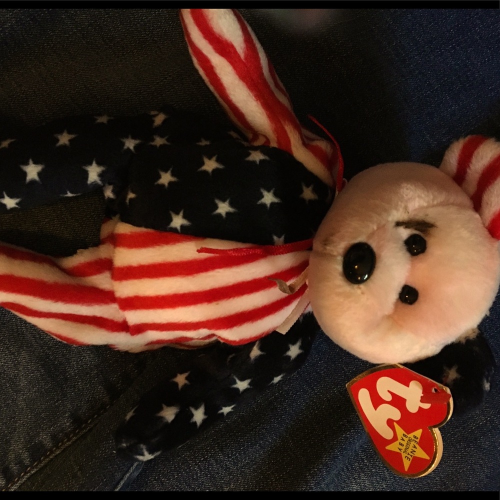 “spangled” the ty beanie baby